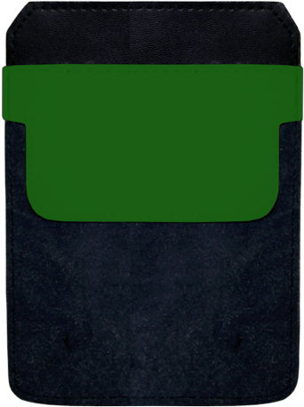 Green Large Customizable Dekopokit™ Leather Pocket - Mobile Phone (500x500)