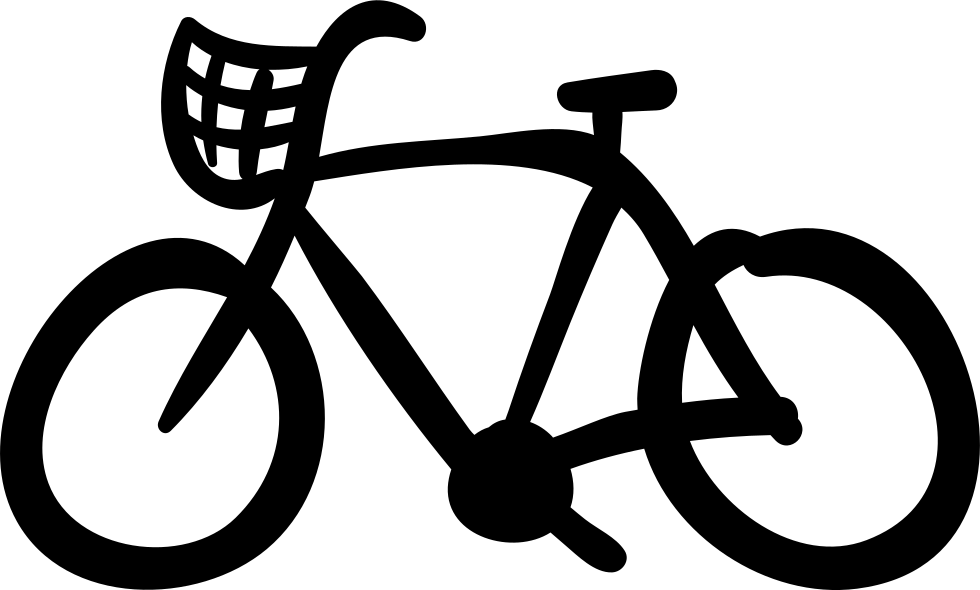 Bike Hand Drawn Ecological Transport Comments - 自転車 イラスト 無料 (980x590)