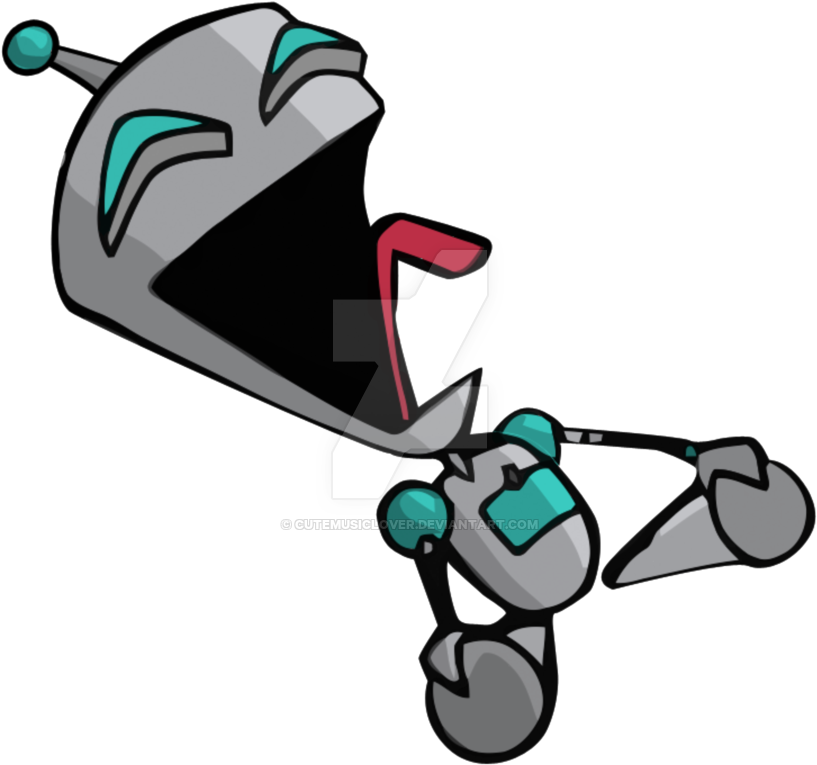 Crazy Gir By Cutemusiclover - Crazy Gir Invader Zim (900x848)