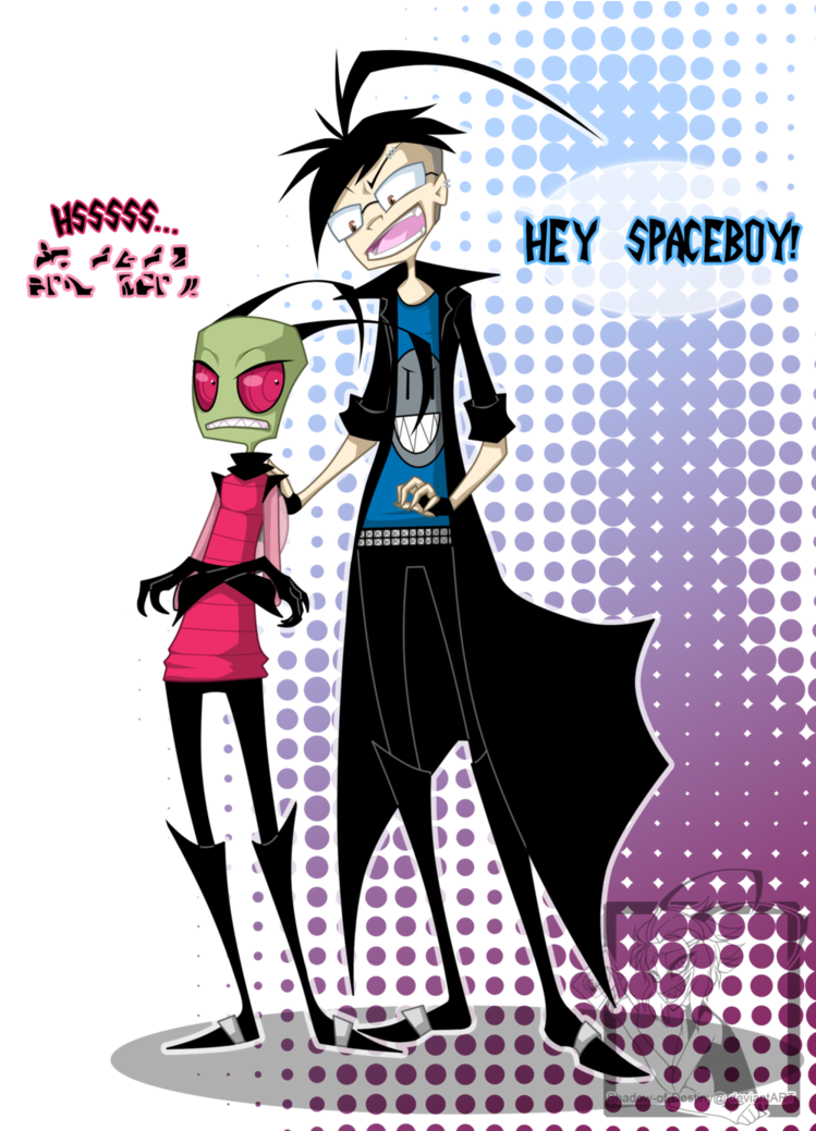 Hey Spaceboy By Shadow Of Destiny - Invader Zim Fan Art (769x1038)