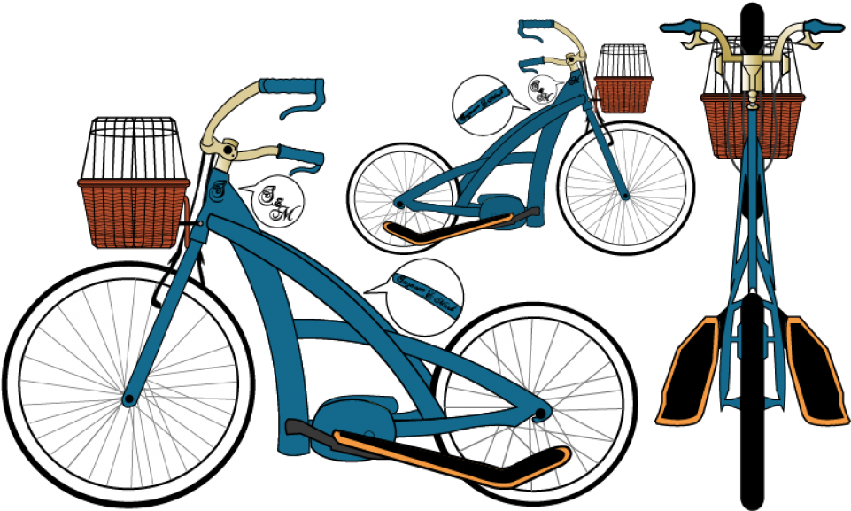 Free Step Bike Illustration - Hybrid Bicycle (960x612)
