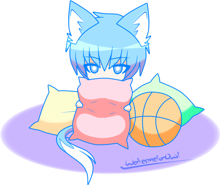 Nekomimi Kuroko Tetsuya Kuroko No Basuke - Hinh Kuroko Gif Chibi (770x660)