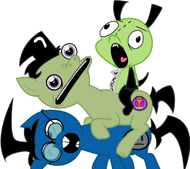 Irunekagi, Dib Membrane, Gir, Invader Zim, - Invader Zim X Gir (802x576)