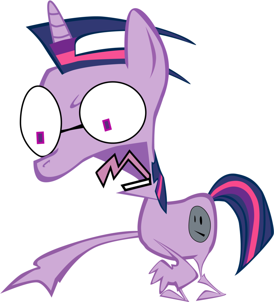 Pipersack, Crossover, Dib Membrane, Fusion, Invader - Cartoon (900x1010)