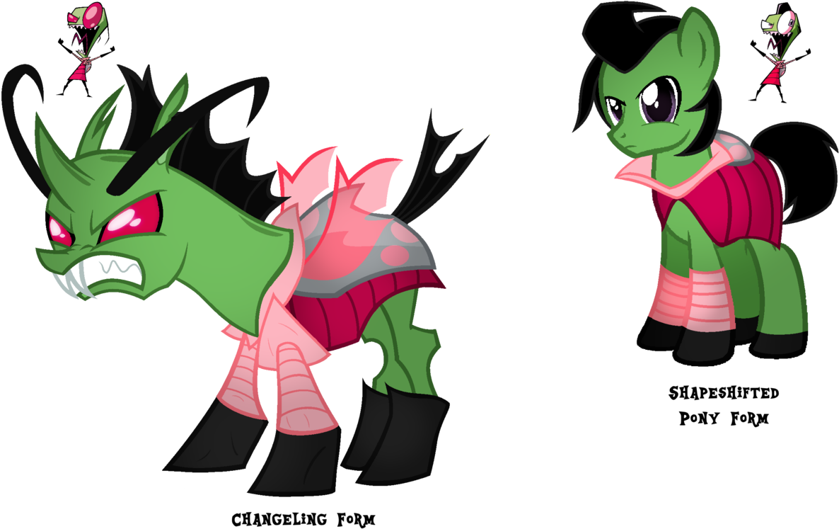 Thecreativeenigma, Changeling, Changelingified, Duality, - Invader Zim Nsfw Tallest (1280x798)