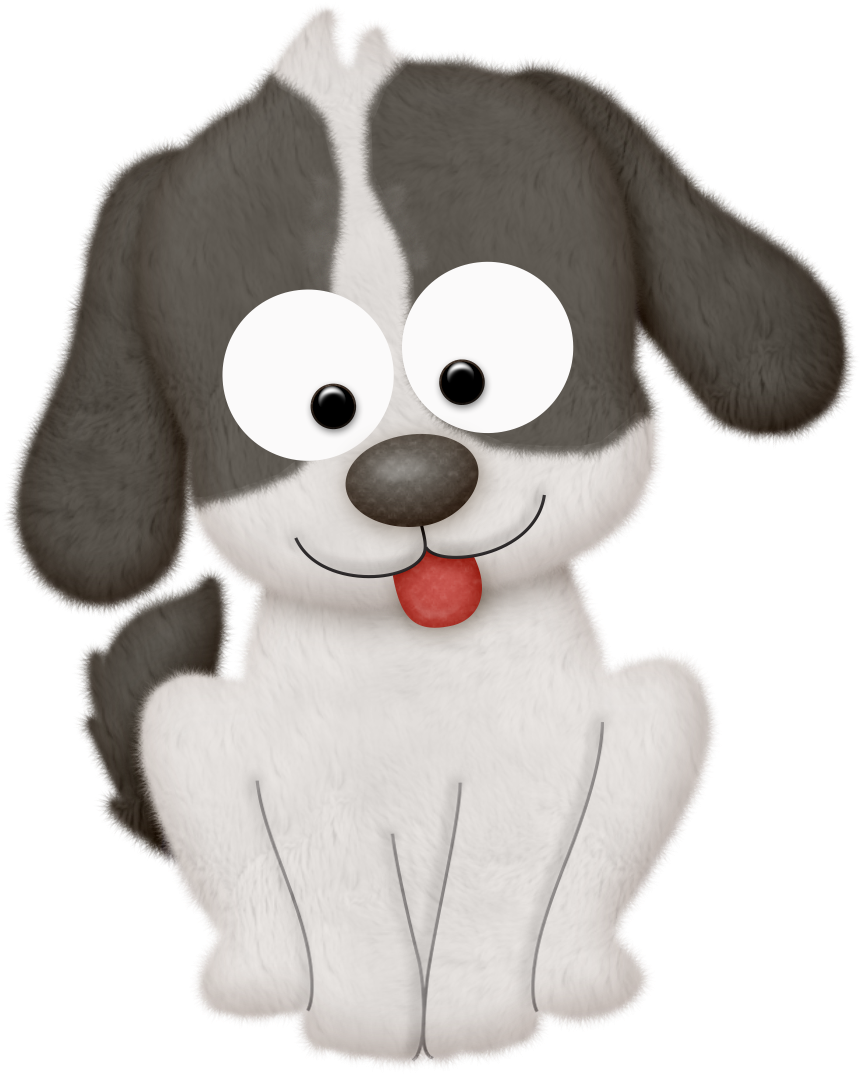 Dogs Clipart Stuffed Animal - Fazendinha Cachorro (981x1138)