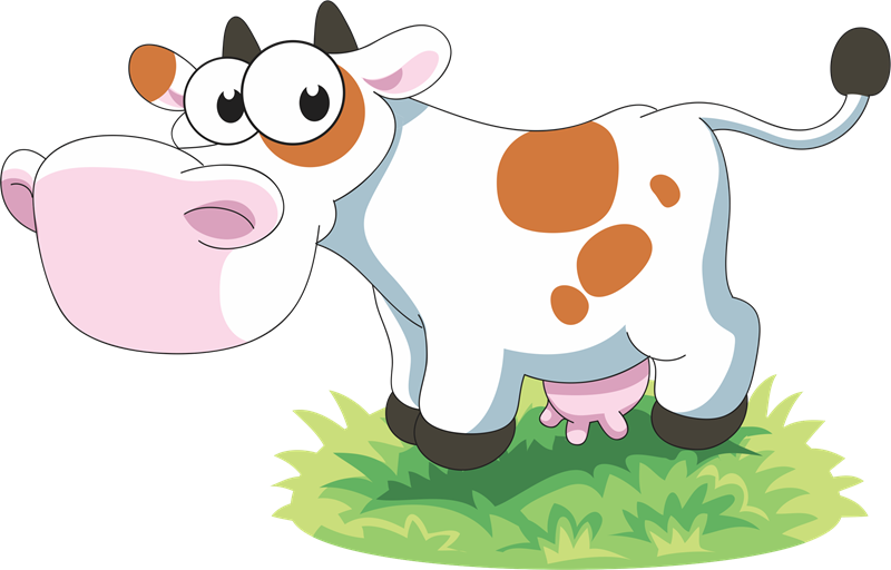 Fazendinha - Cafepress Custom Cartoon Cow Throw Pillow (800x512)
