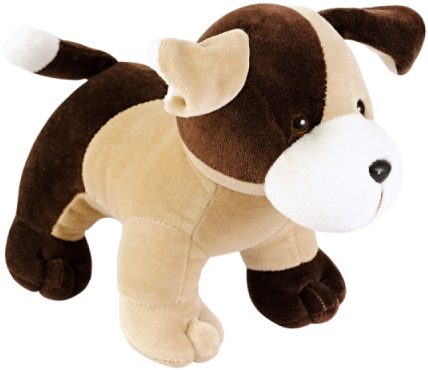 Cachorro Fazendinha - Pelúcia Cachorro Fazendinha Bege - Anjos Baby (480x400)