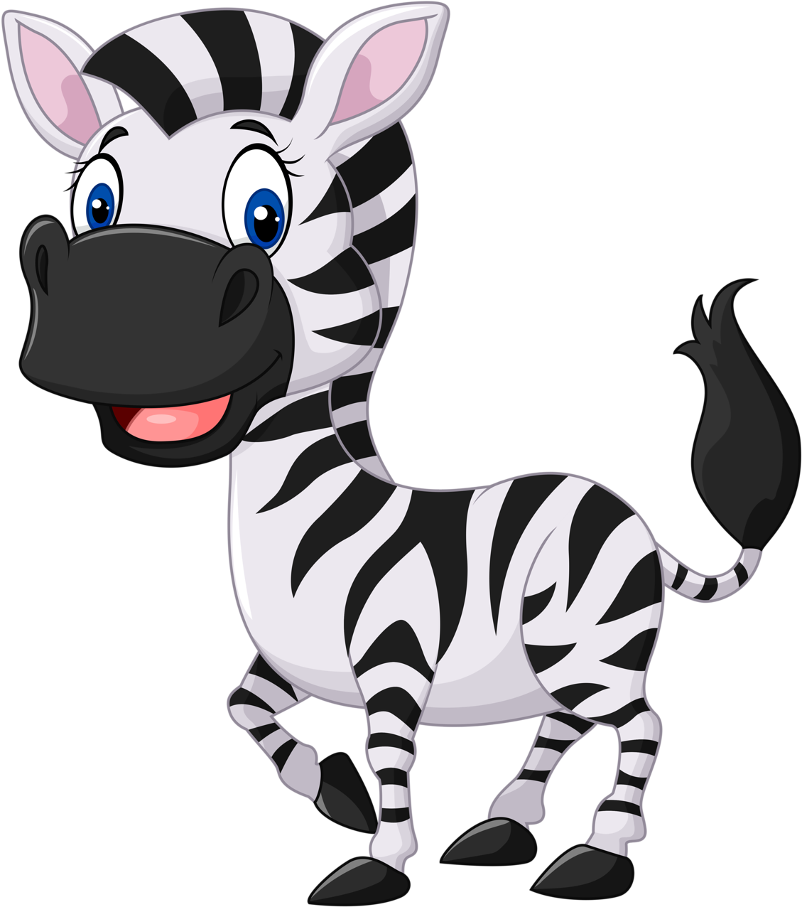Фото, Автор Soloveika На Яндекс - Zebra Cartoon Png (1139x1280)
