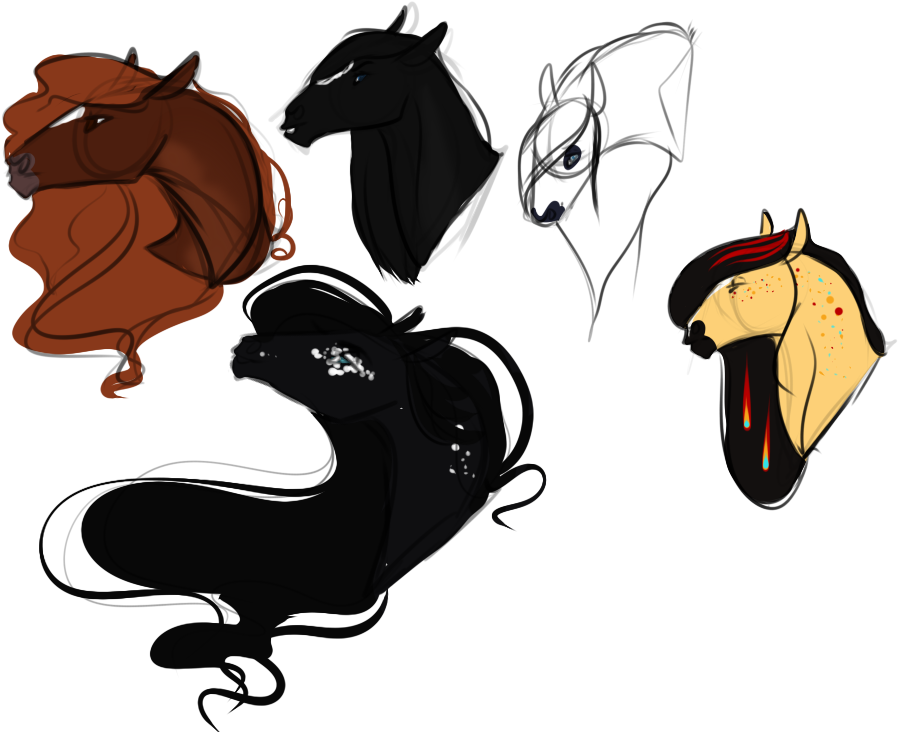 Pony Mustang Mane Dog Rooster - Illustration (968x755)