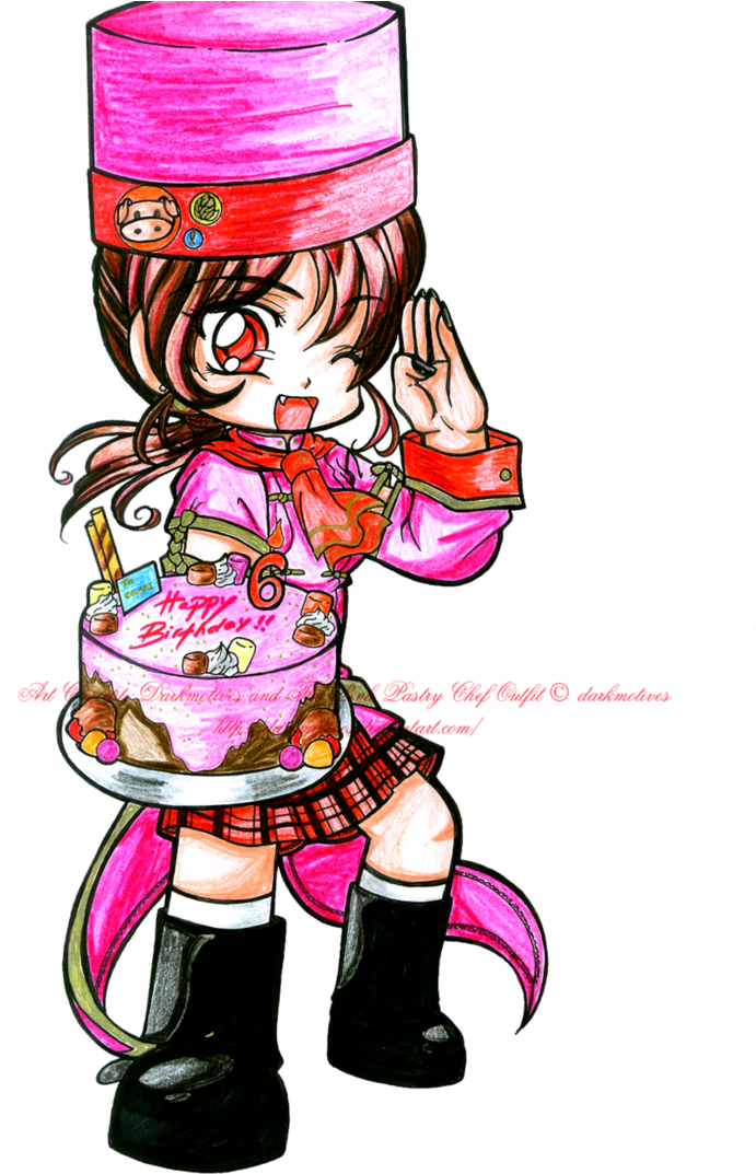Happy Birthday, Carys By Darkmotives - Cartoon (745x1072)