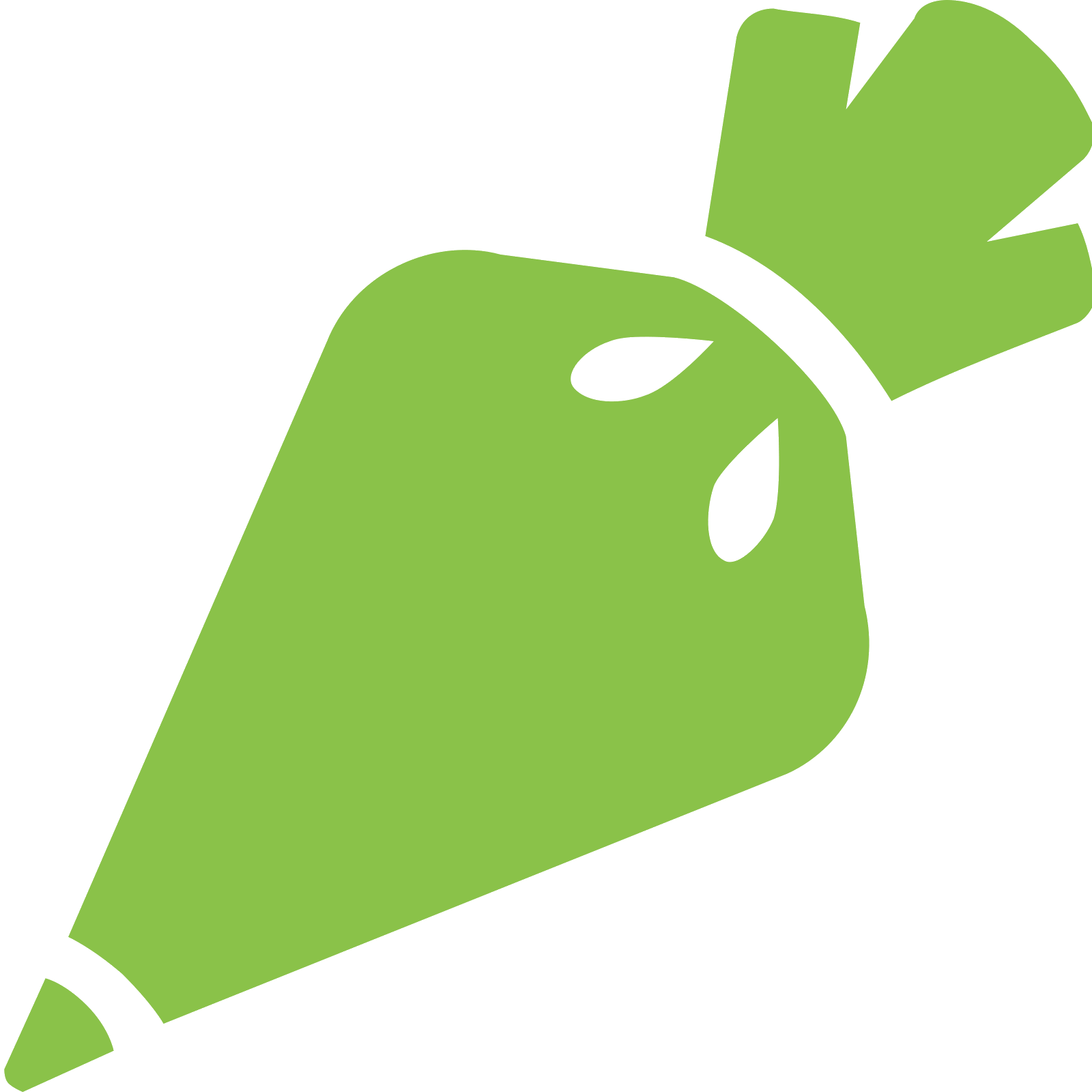 Frosting & Icing Bakery Wedding Cake Pastry Bag Food - Piping Bag Svg (1600x1600)