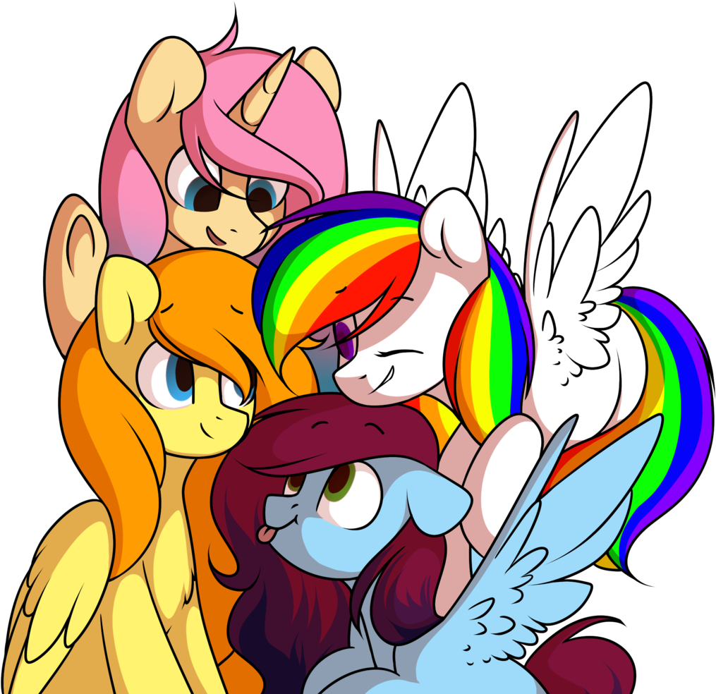 Old Friends By Starlyflygallery - Deviantart Mlp Oc (1024x1000)