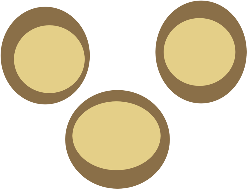 Simple Peanut Bucker Cutie Mark By Dantheman007a - Circle (900x771)