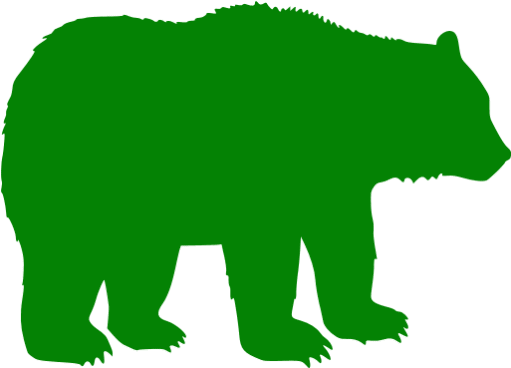 Mama And Baby Bear Silhouette (512x512)