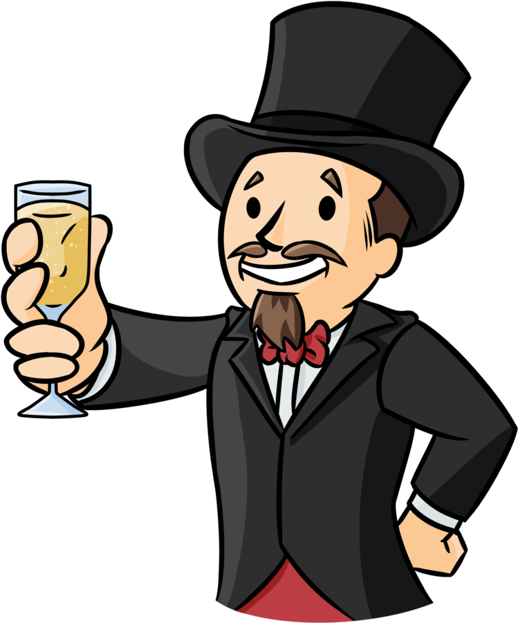 Digital Art Drawing Deviantart Gentleman - Top Hats And Champagne (1024x1024)