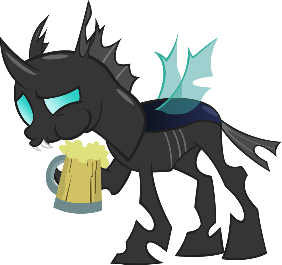 A Changeling By Sofunnyguy - Changelings My Little Pony (900x846)