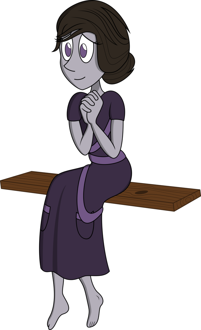 Sitting Topaz By Schmuzart - Cartoon (697x1146)