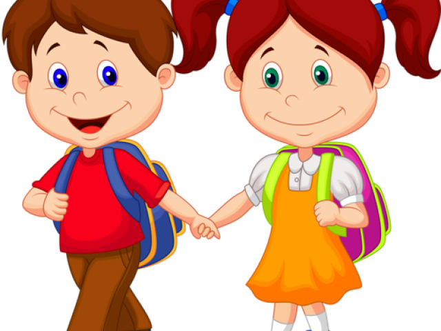 School Kids Clipart - School Children Clipart Png (640x480)