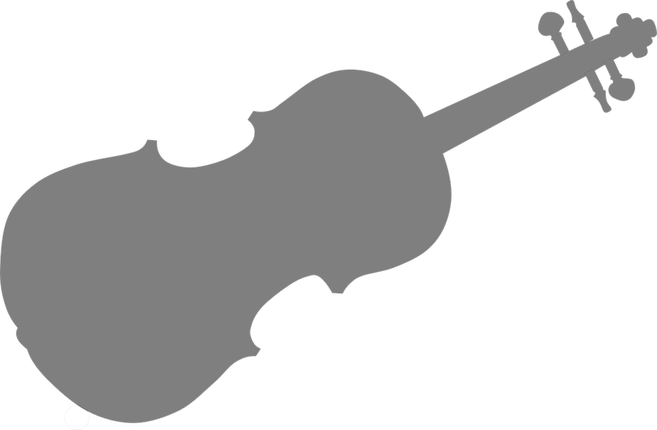 Violinist Clipart String Instrument - Cello Silhouette (960x629)