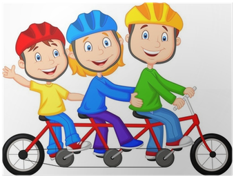 Cartoon Riding A Bike (400x400)