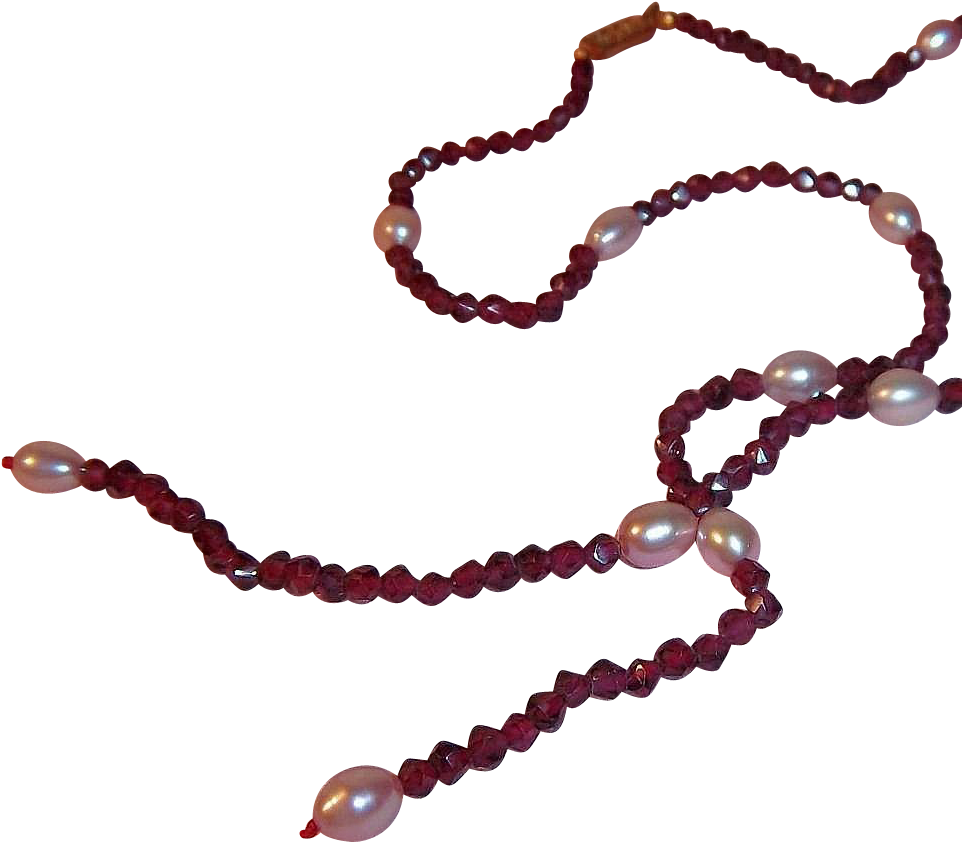 Genuine Garnets And Genuine Baroque Salt Water Cultured - Bead (961x961)