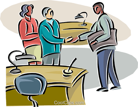 Office Workers Royalty Free Vector Clip Art Illustration - Employee Rights (480x373)