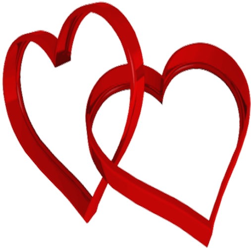On December 21, 2012 At - Intertwined Hearts Clip Art (512x512)