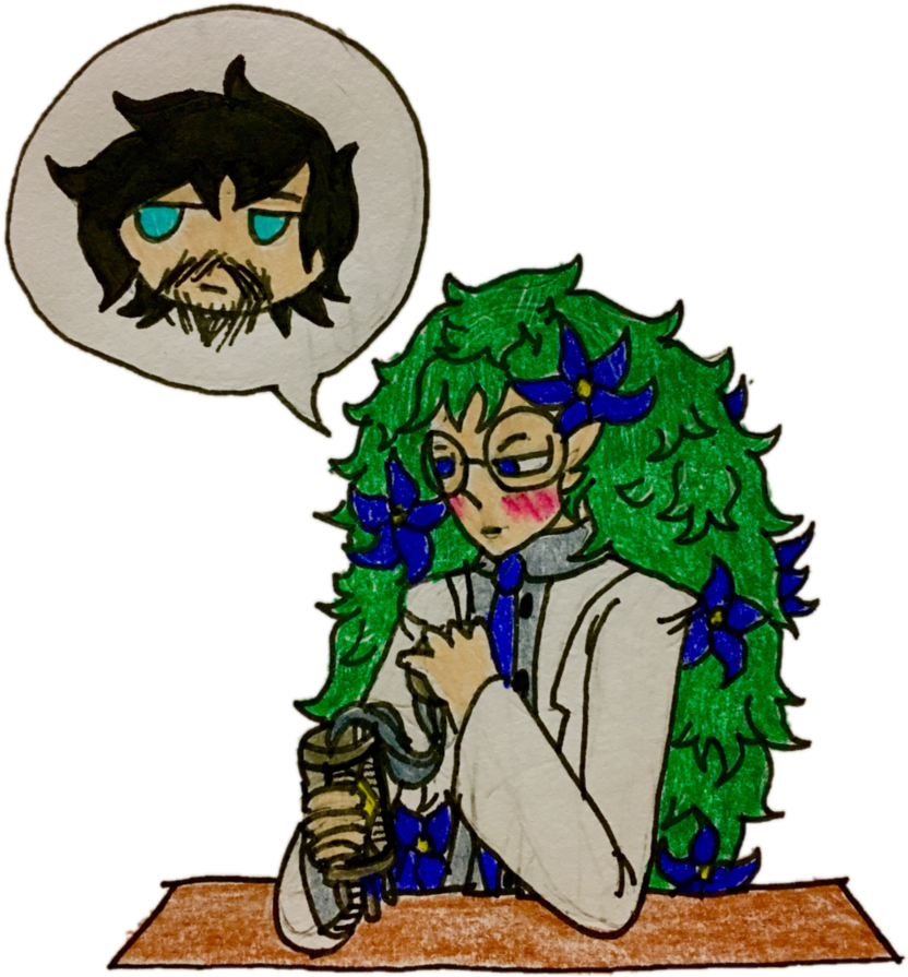 Distracting Thoughts By Blackbeltkitten009 - Cartoon (894x894)