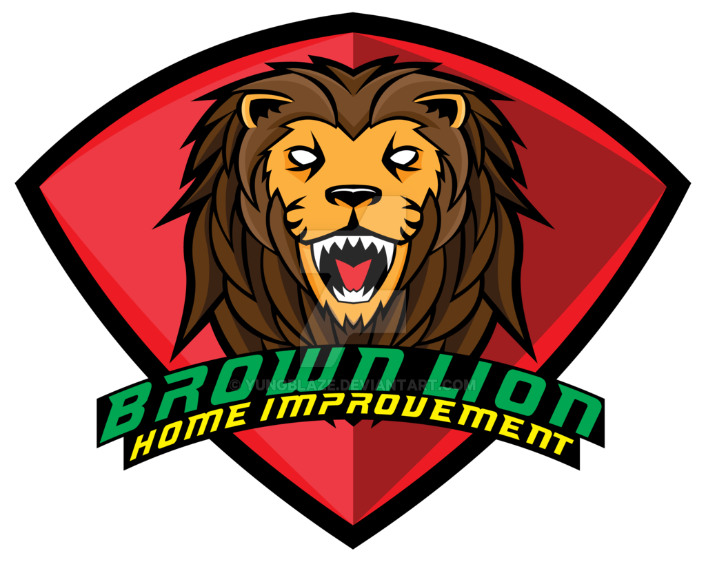 Brown Lion Home Improvement Logo By Yungblaze - Cyan (1024x819)