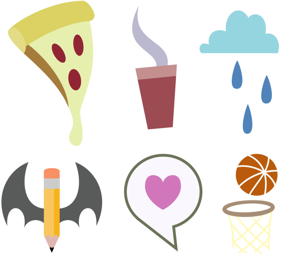 Delegates' Cutie Marks - Mlp Pizza Cutie Mark (939x851)