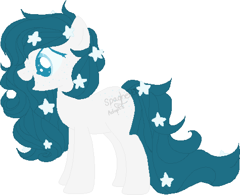 Starry Sky {mlp Auction/adopt - Illustration (475x386)