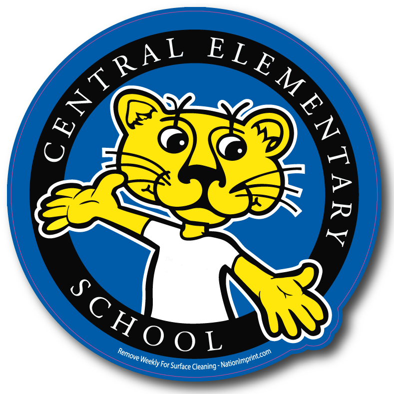 Cartoon Panther Custom Circle - Spanish River Christian School (800x800)
