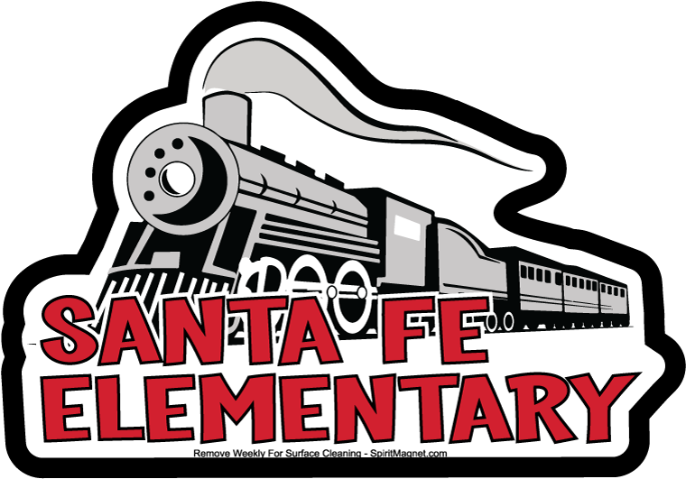 Santa Fe Elementary - Stickalz Llc Steam Train Nursery Vinyl Wall Art Decal (800x571)