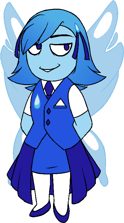Aquamarine By Mary-wodoodoll - Cartoon (507x781)