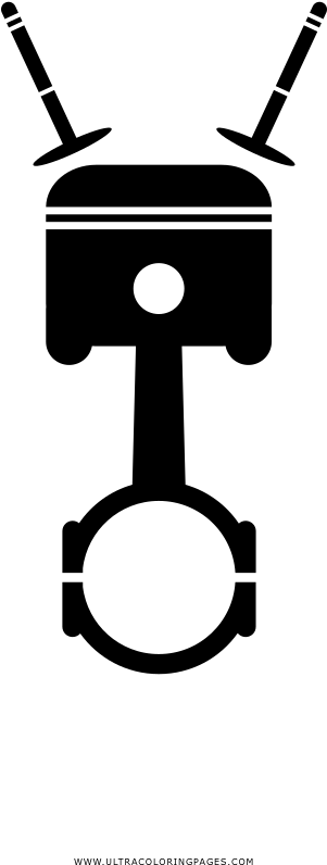 Piston Coloring Page - Coloring Book (1000x1000)