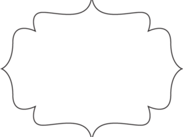 Vector Frame Clipart Bracket - White Label Clip Art (640x480)