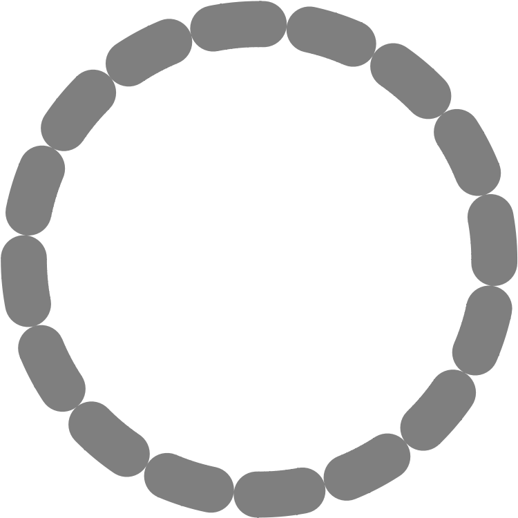 Get Notified Of Exclusive Freebies - Dotted Circle * .png (800x800)