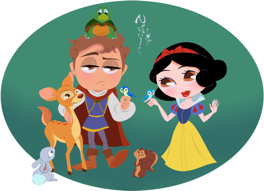 Snow White And Her Prince By Nippy13 - Prince And Snow White (900x657)