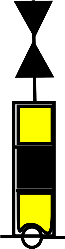 Free Cardinal Beacon West - Navigation (217x800)