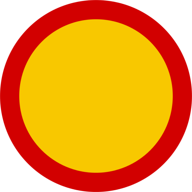 Paved Road Changes To Gravel Road - Circle (2000x2000)