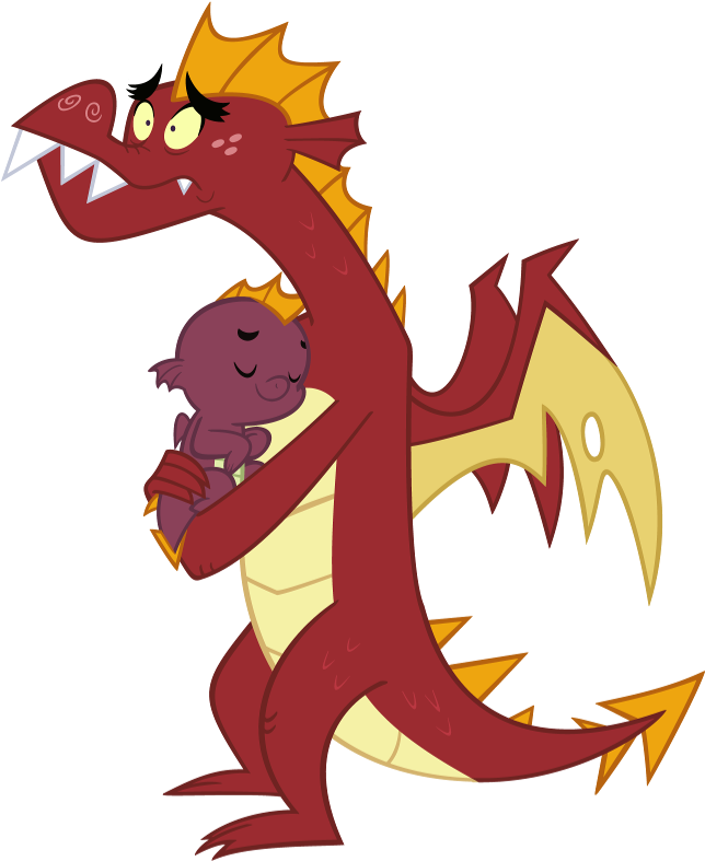 What If Garble By Queencold - Mlp Fim Dragon Oc (685x831)