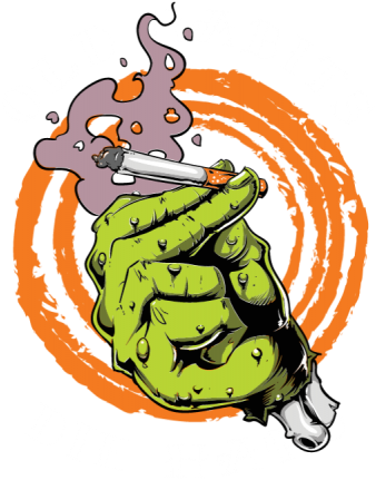 Old Habits Die Hard - Zombie Hand (360x460)