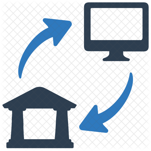 Online Banking Icon - Data Transfer Icon Png (512x512)