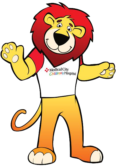 Medical City Dallas Hospital Lion Art Line Clip Art - 250 Custom Lion Special Shape Fan- Paper Products (426x659)