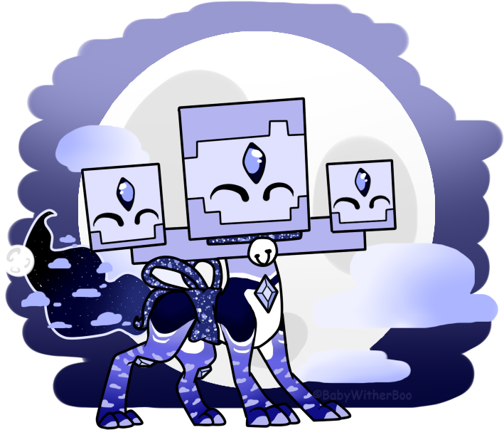 Night Sky [closed] By Babywitherboo - Cartoon (739x608)