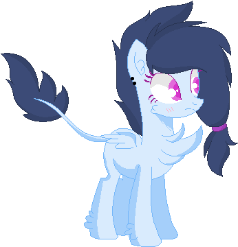 ``night Sky`` Pony Adopt By Rainbowdashswagpony `` - Cartoon (407x412)