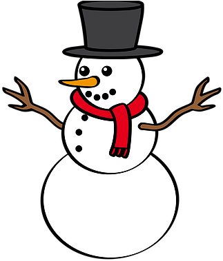There Will Be Carol Singing, Mince Pies And Mulled - Snowman Clipart (350x379)