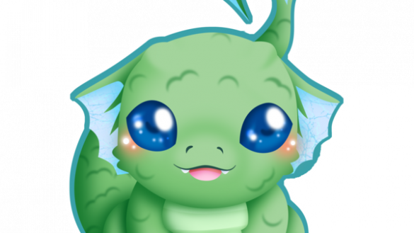 Security Cute Dragons Pictures Baby Dragon By Deviantart - Cute Dragons (585x329)