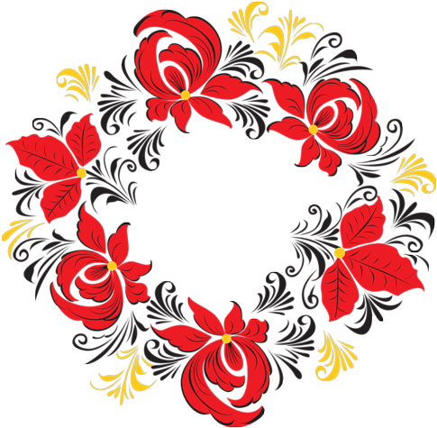 Гжель - Пошук Google - Khokhloma Red Unisex T-shirts (500x477)